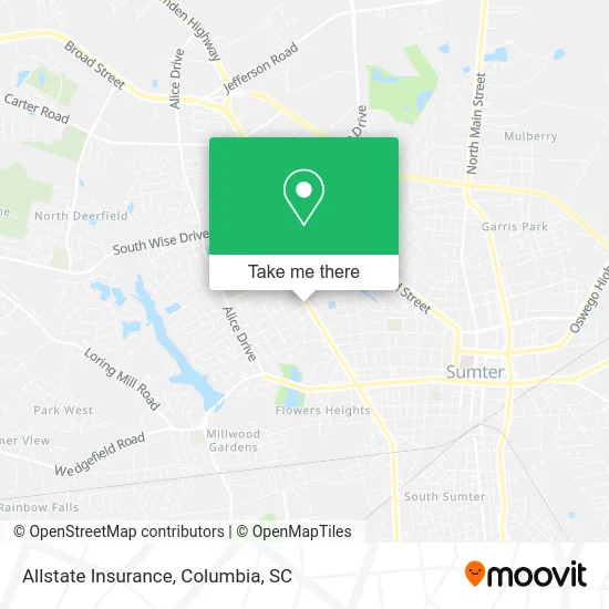 Allstate Insurance map