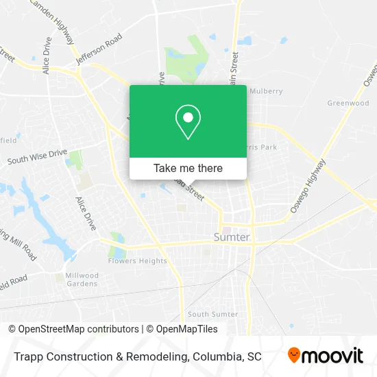 Trapp Construction & Remodeling map