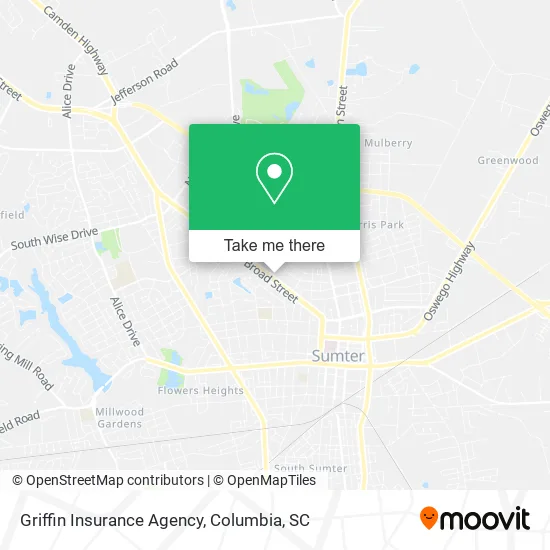 Griffin Insurance Agency map