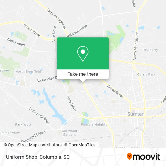 Uniform Shop map