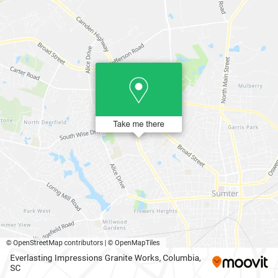 Everlasting Impressions Granite Works map