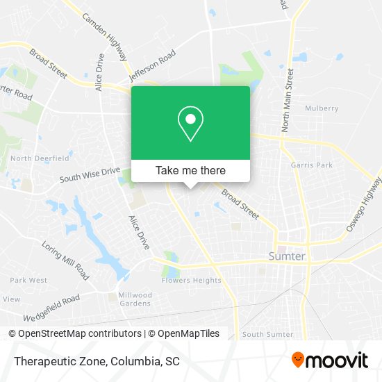 Mapa de Therapeutic Zone