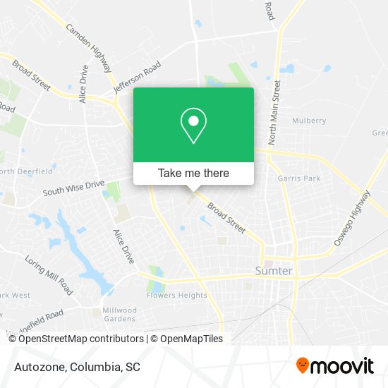 Autozone map