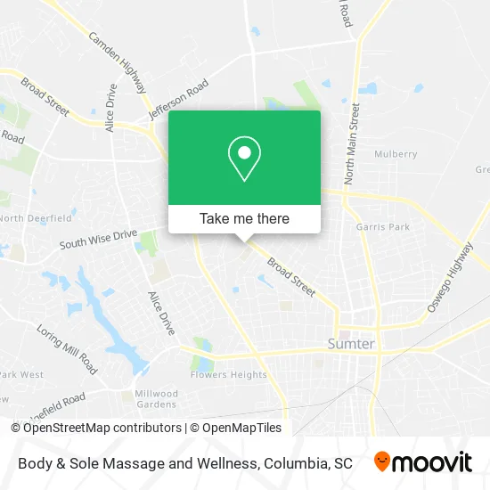 Body & Sole Massage and Wellness map