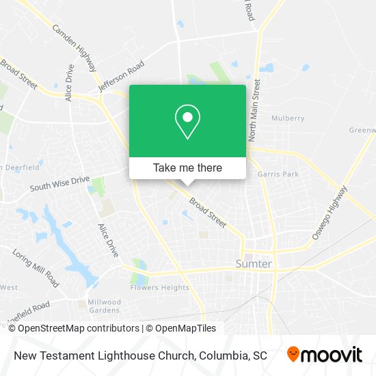Mapa de New Testament Lighthouse Church
