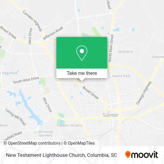 New Testament Lighthouse Church map