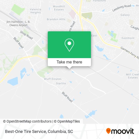 Mapa de Best-One Tire Service