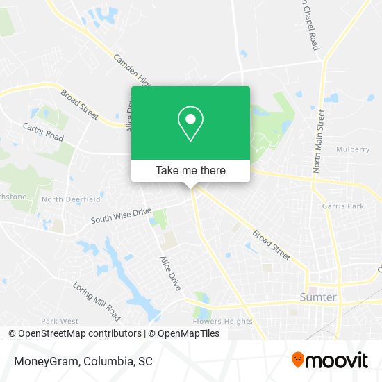 MoneyGram map