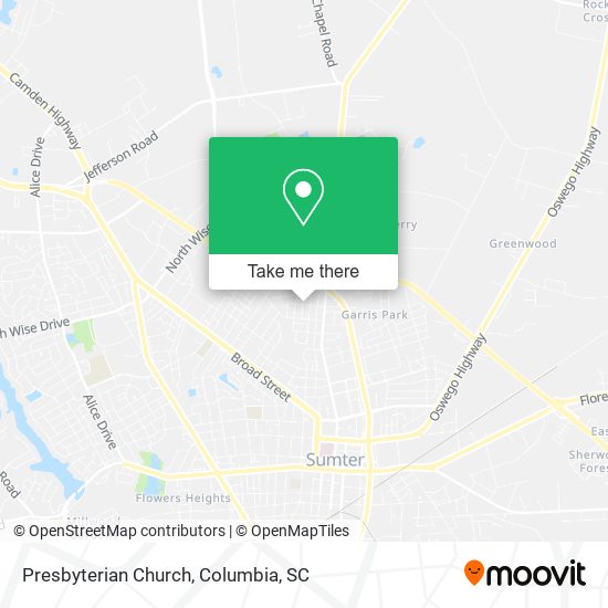 Mapa de Presbyterian Church