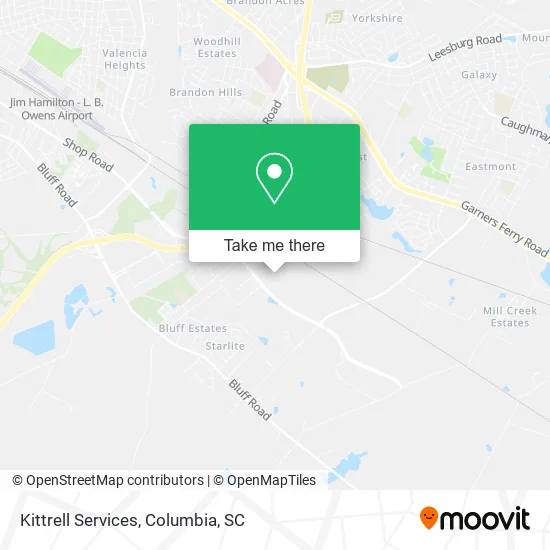 Kittrell Services map