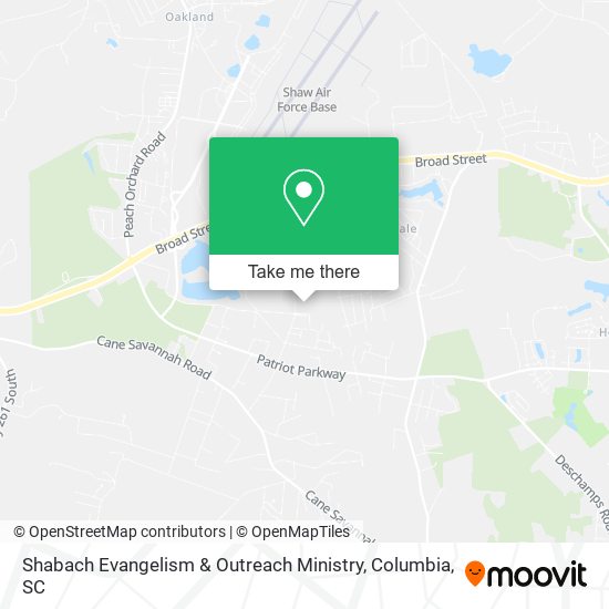 Mapa de Shabach Evangelism & Outreach Ministry