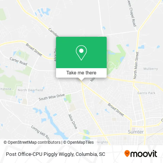 Post Office-CPU Piggly Wiggly map