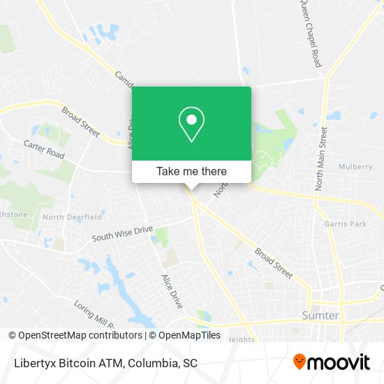 Libertyx Bitcoin ATM map