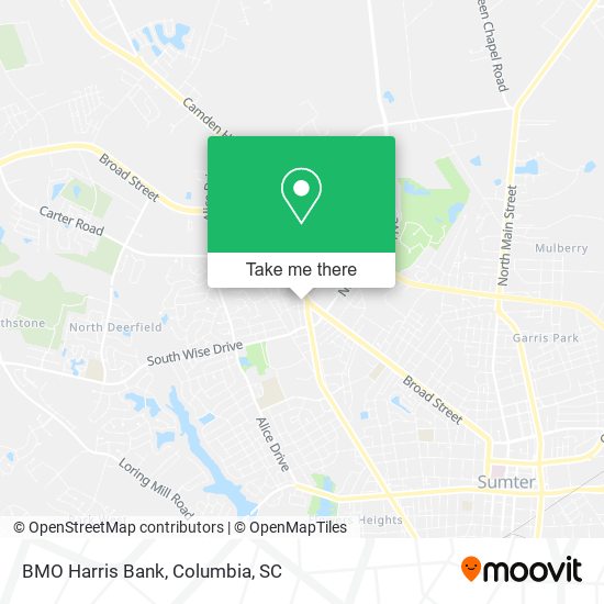 BMO Harris Bank map