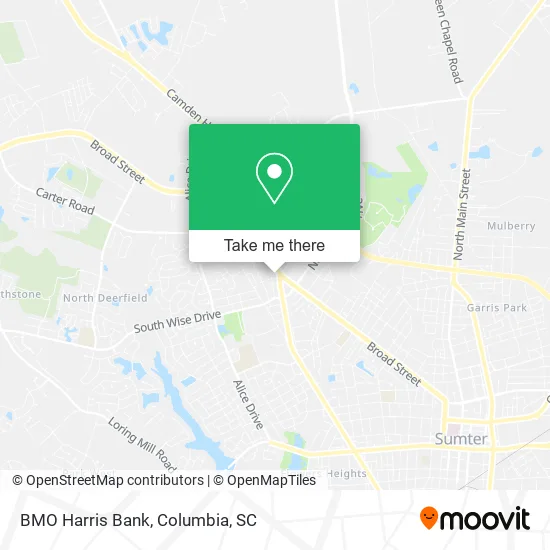 Mapa de BMO Harris Bank