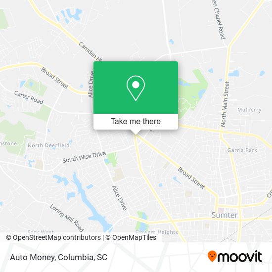 Auto Money map