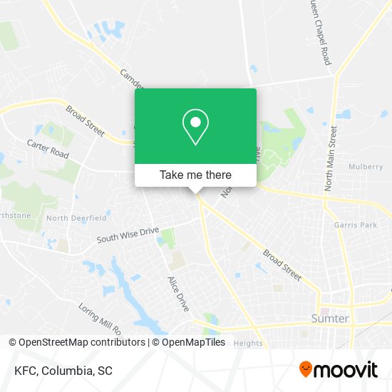 KFC map