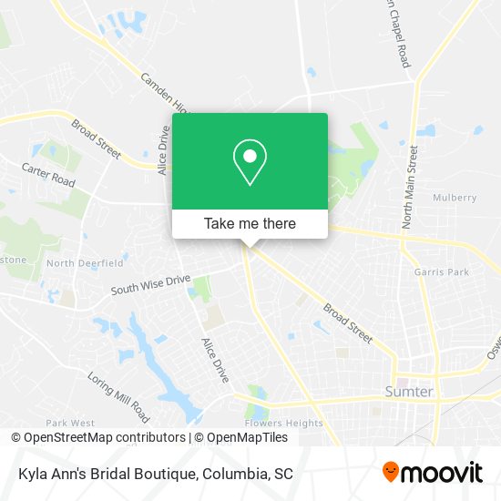 Kyla Ann's Bridal Boutique map