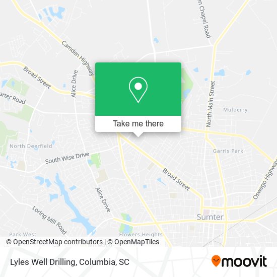 Lyles Well Drilling map