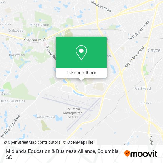 Mapa de Midlands Education & Business Alliance
