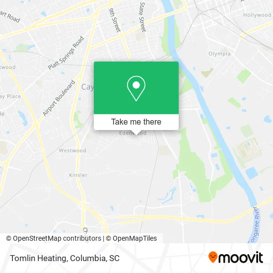 Tomlin Heating map