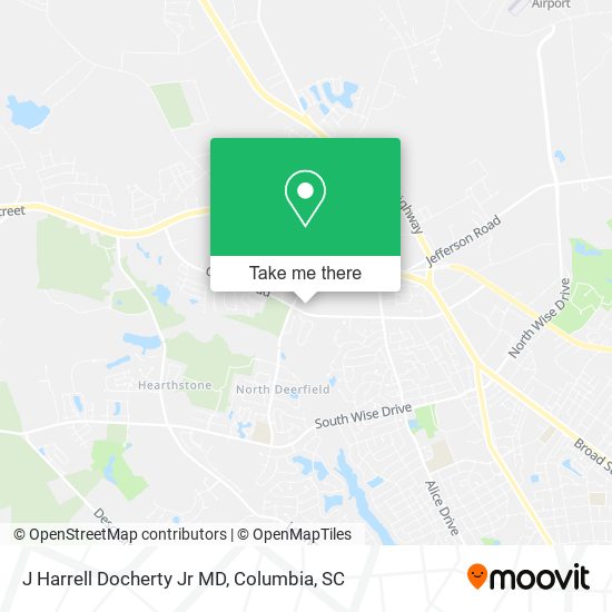 Mapa de J Harrell Docherty Jr MD