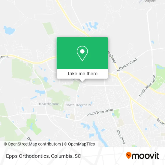 Epps Orthodontics map