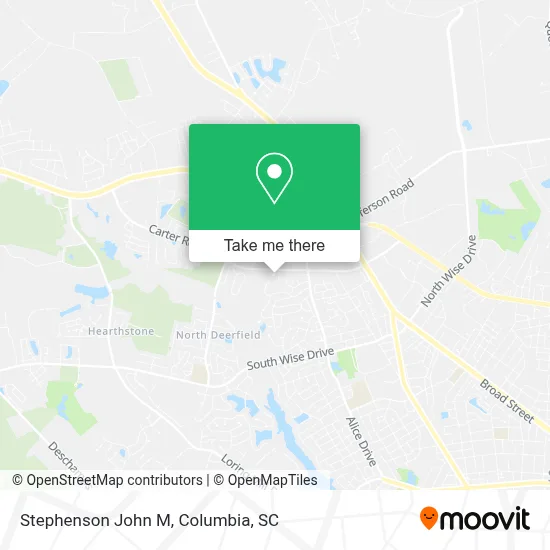 Stephenson John M map