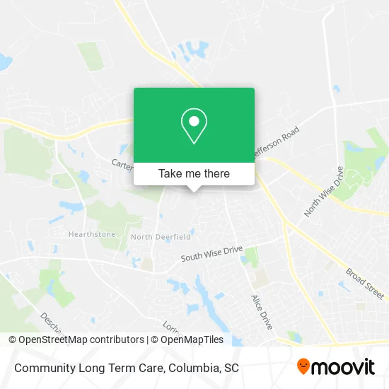 Community Long Term Care map