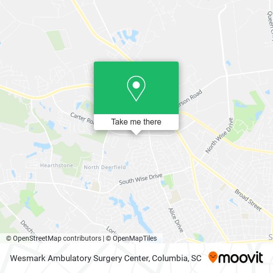 Mapa de Wesmark Ambulatory Surgery Center