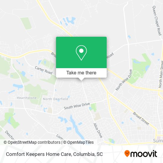 Comfort Keepers Home Care map