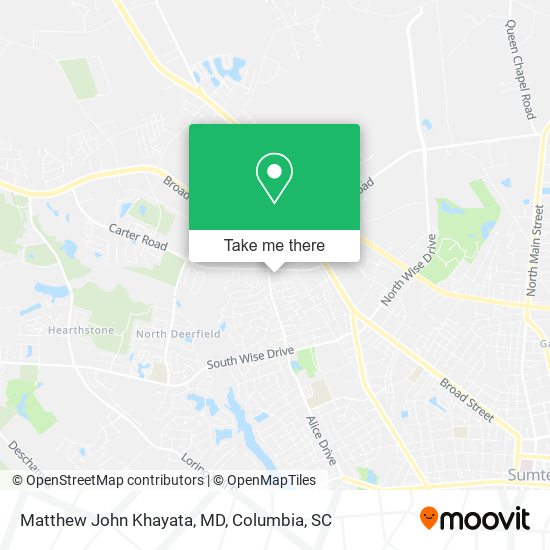 Matthew John Khayata, MD map