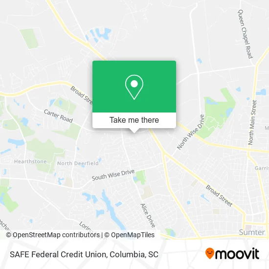 SAFE Federal Credit Union map