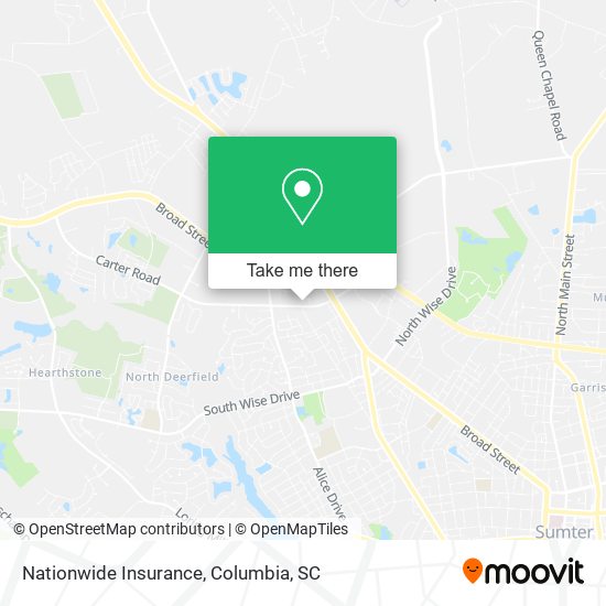 Nationwide Insurance map