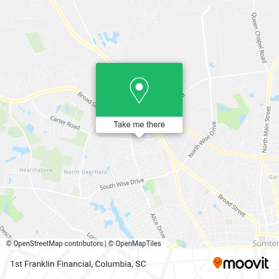 1st Franklin Financial map