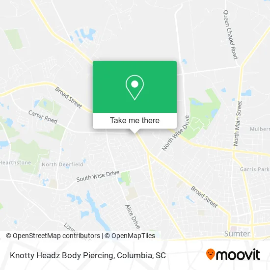 Knotty Headz Body Piercing map