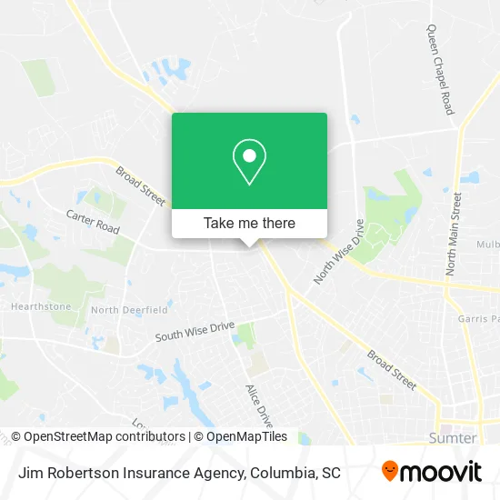 Jim Robertson Insurance Agency map