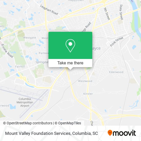 Mapa de Mount Valley Foundation Services