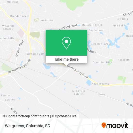 Walgreens map