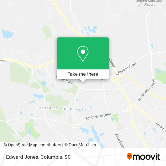 Edward Jones map