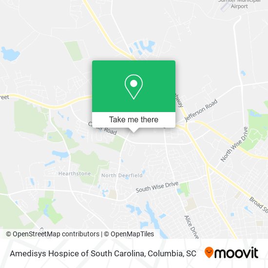 Amedisys Hospice of South Carolina map