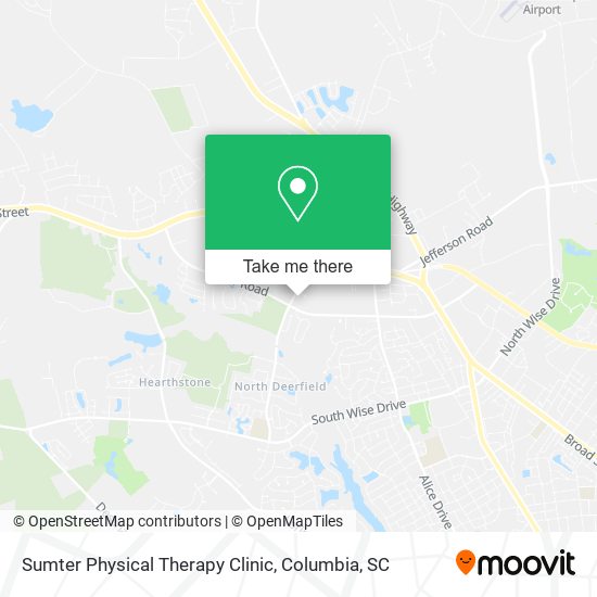 Mapa de Sumter Physical Therapy Clinic