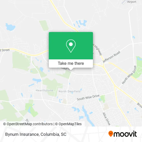 Bynum Insurance map