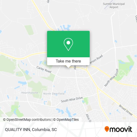 QUALITY INN map