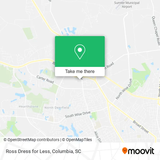 Ross Dress for Less map