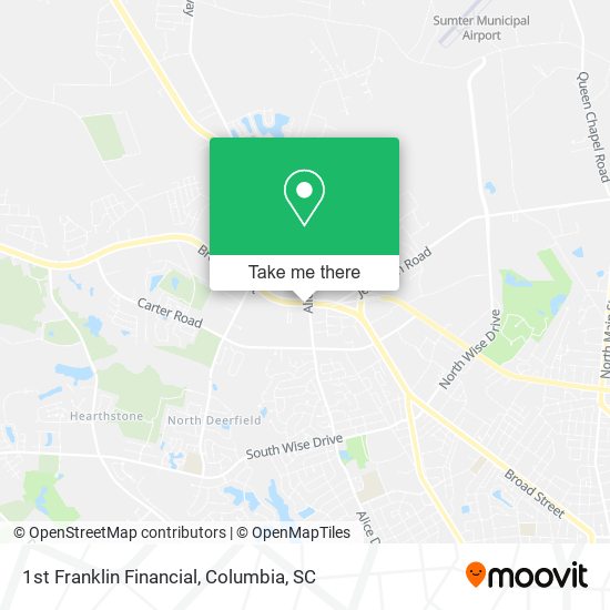 Mapa de 1st Franklin Financial