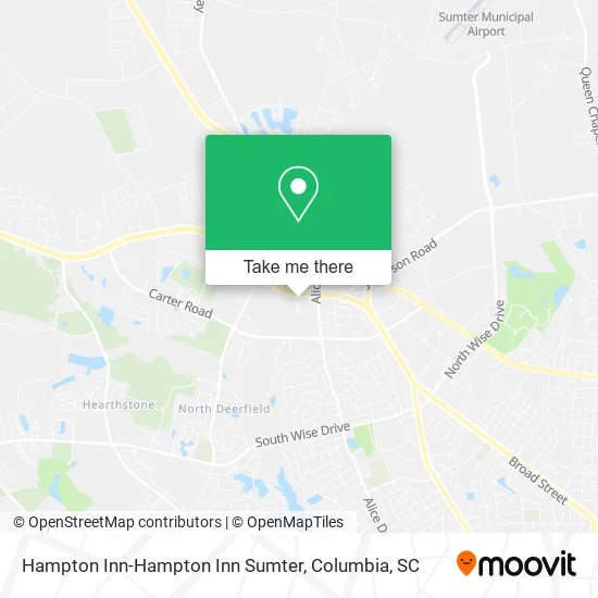 Hampton Inn-Hampton Inn Sumter map