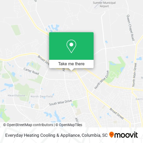 Mapa de Everyday Heating Cooling & Appliance