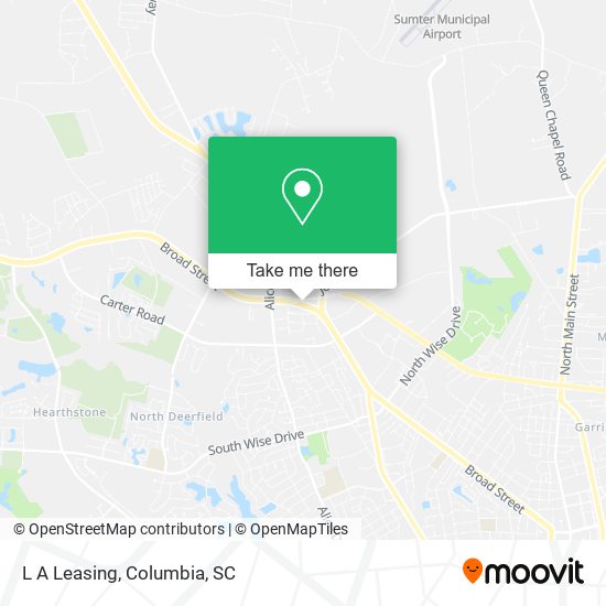 L A Leasing map