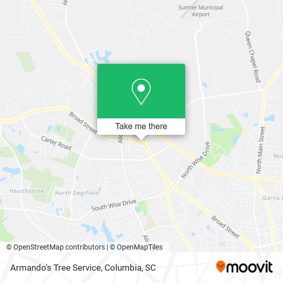 Armando's Tree Service map